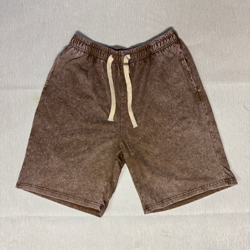 DigiPrint Unisex Vintage Short, Acid washed, Mineral washed.