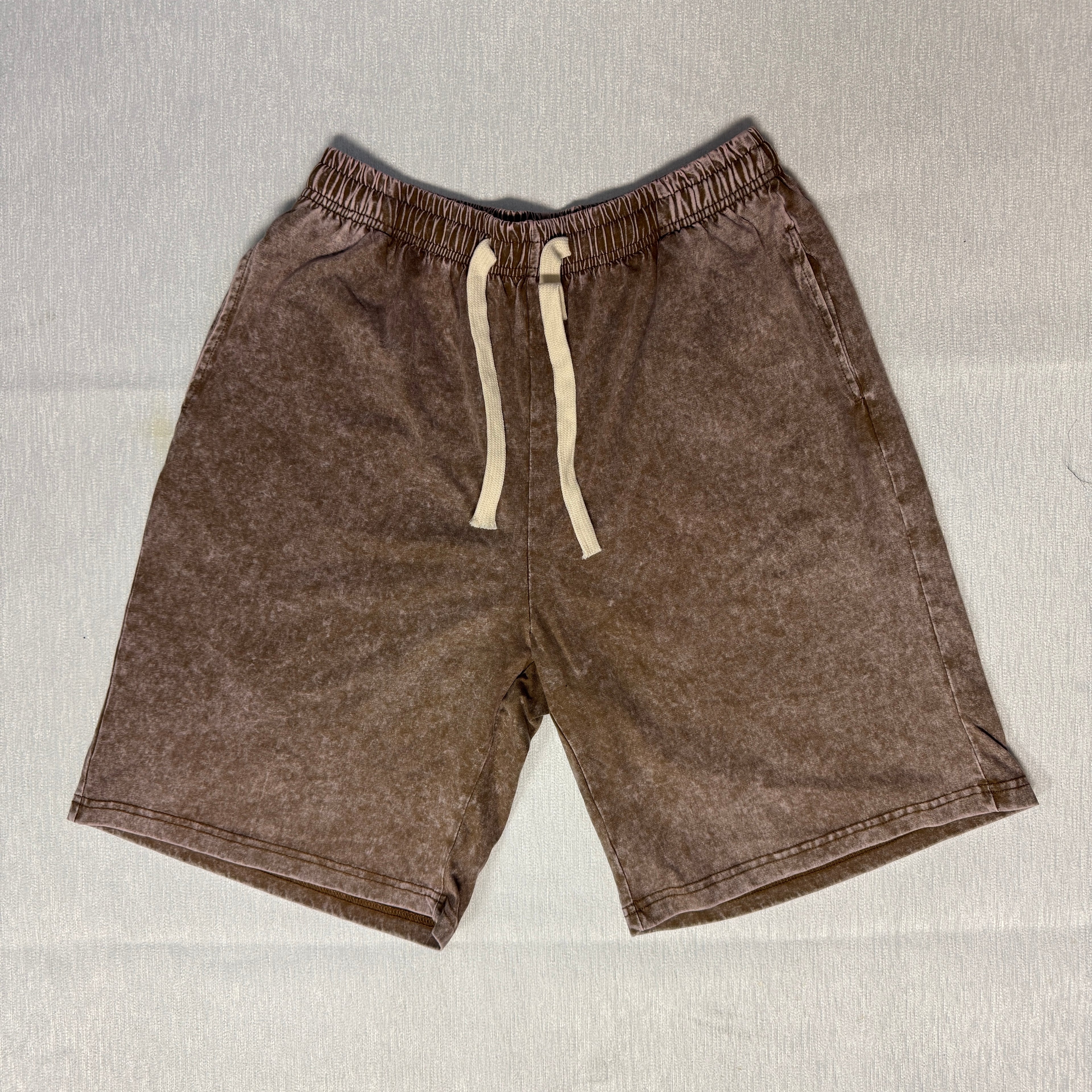 DigiPrint Unisex Vintage Short, Acid washed, Mineral washed.