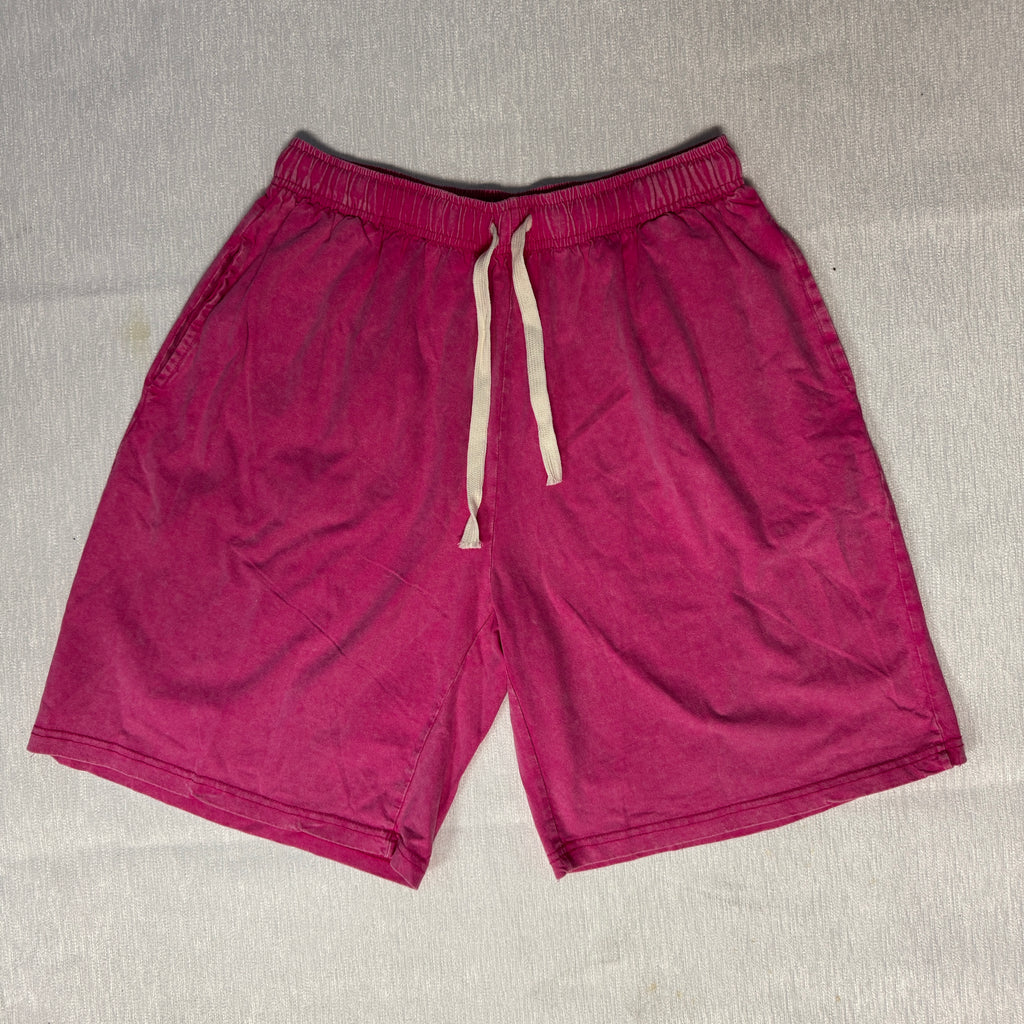 DigiPrint Unisex Vintage Short, Acid washed, Mineral washed.