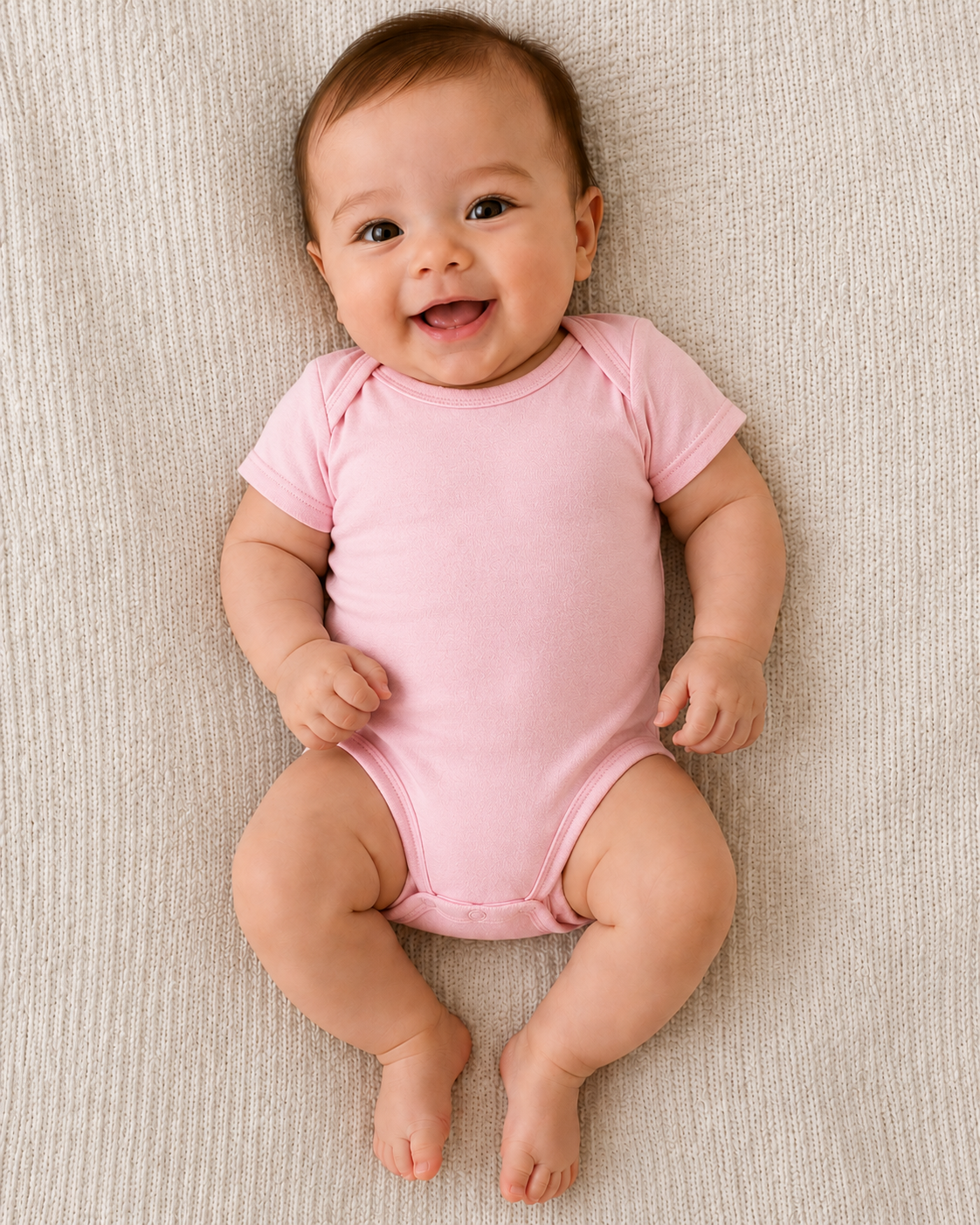 DigiPrint Infant Baby Rib Suit. Cotton 100%