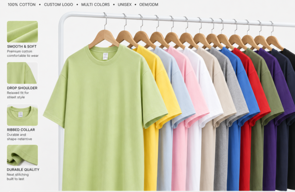 FL-T2300 DigiPrint T-Shirt, 100% Cotton, 230 GSM, Unisex, Top Quality